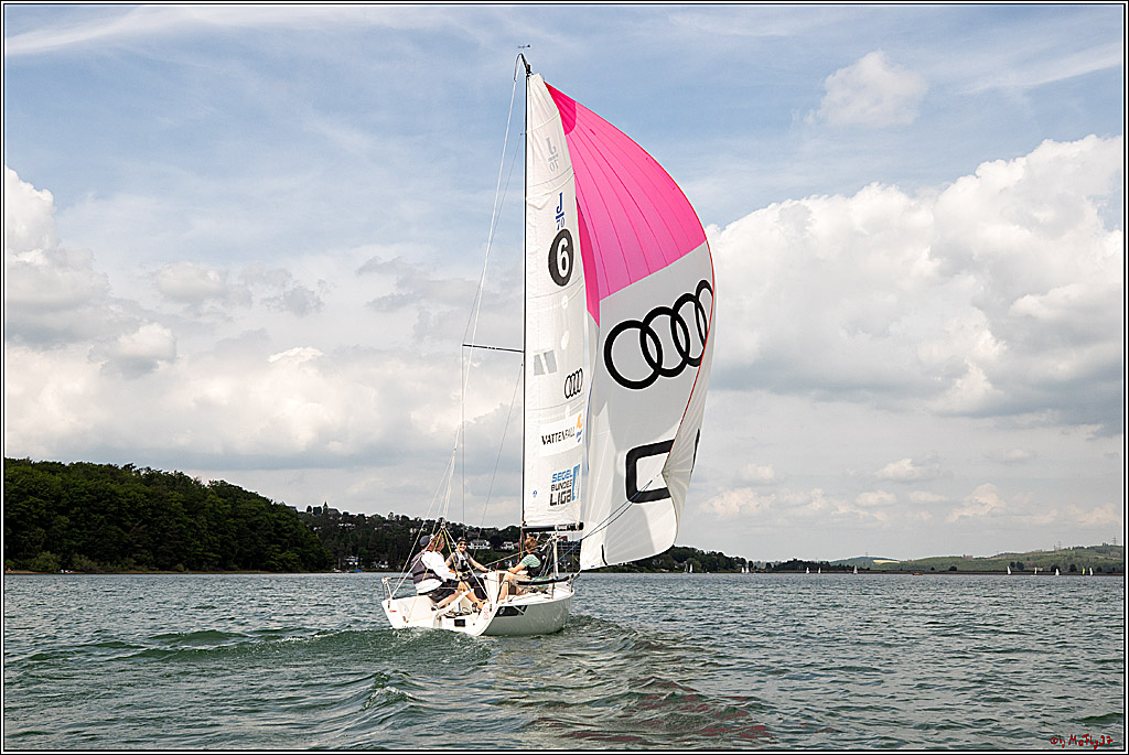 J70 - WOODLAND, 12.06.2021 Segelboot; Segeln; Woodland; Spinnaker; J70; Sorpesee; Sauerland